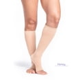 thumbnail image 5 of Sigvaris Style 782 Sheer 20-30 Open Toe Knee High Compression Stockings Cafe LS Short, 5 of 7