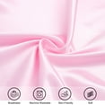 thumbnail image 3 of PiccoCasa Luxury Satin Body Pillowcase Silky Long Pillowcase 20" x 54" Pink, 3 of 8
