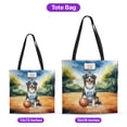 thumbnail image 5 of Happy Father's Day Australian Shepherd Playing Basketball with Best Dad Jersey All Over Print 3D Canvas Tote Bag Aussie Dog Lover Gifts Reusable Handbag - 13006, 5 of 5