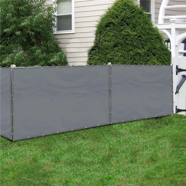 Covers & All Fence-Max-Grey-07 6 x 20 ft. Heavy Duty Privacy Screen ...