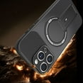 thumbnail image 6 of Magnetic Case Compatible for iPhone 15 Pro Max, [Built-in Invisible Kickstand] [Support Wireless Charging] [Military Grade Shockproof] Heavy Duty Rugged Phone Case for iPhone 15 Pro Max, Black, 6 of 6