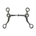 thumbnail image 4 of Bocado de acero inoxidable para caballos, estilo retro, resistente, accesorio para caballos, bocado profesional para entrenamiento de masticación de, 4 of 8