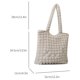 thumbnail image 2 of Bolso para axila para mujer bolsa con cierre de burbuja Simple de Color sólido suave bolso informal para mujer, 2 of 9