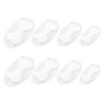 thumbnail image 4 of WEAVILUX 8Pcs White Plastic Biscuit Cookie Cutters Dog Bone Shape for Baking Cake Fondant, 4 of 8