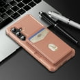 thumbnail image 5 of Allytechgroup Case Compatible with Magsafe for Samsung Galaxy S24, RFID Blocking 2 in 1 Detachable PU Leather Magnetic Wallet Stand Case with Card Slots Holder Kickstand Shockproof Cover, Rosegold, 5 of 8