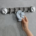 thumbnail image 5 of Heavy Duty Adhesive Hooks for Bathroom & Kitchen | Strong Non-Drill Wall Hooks | No Falling Clear Plastic Storage Hooks | Easy Installation, 5 of 6