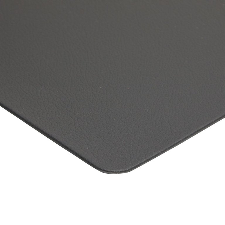 More Décor Faux Leather Placemats for Dining and Kitchen Table - Stain and  Heat Resistant, Non Slip, Wipeable, Washable - Set of 6 - Dark Grey