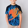 thumbnail image 2 of Fairy Tail Kids Short Sleeve Tee Shirt Novelty Crewneck T-Shirts Unisex Summer Blouse Tops for Boys Girls 140CM, 2 of 8