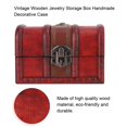 thumbnail image 2 of Vintage Wooden Box,Vintage Wooden Jewelry Storage Wooden Box Handmade Jewelry Box Future-Proof Design, 2 of 13