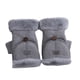 thumbnail image 1 of Sonducket Guantes de imitación para mujer, manoplas acogedoras para invierno, cálidos, sin dedos, , mitones peludos para el frío guantes y mitones Gris, 1 of 6