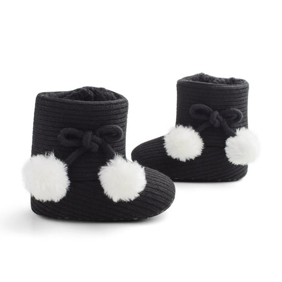 Wancir Newborn Baby Girls Boys Boots Soft Anti-Slip Sole Warm Winter Snow Booties Toddler Infant Prewalker Shoes
