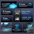 thumbnail image 2 of host,Computer With Core™ 8 To Screen Dp 8k 5.0 Support Screen Cores 8 Processor Ddr4 Dual Ddr4 Dual Channel I7 Processors 11390h Resolution With Core™ I7 4 Cores Channel 1tb 4k, 2 of 7