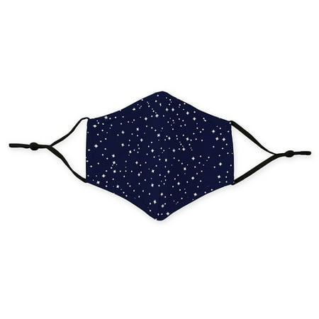 Weddingstar - Kid's Reusable/Washable Cloth Face Mask with Filter Pocket - Starry Sky