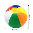 thumbnail image 3 of Multi-color Beach Balls , Fun for Pool Parties, Beach, Weddings, Picnics & More, Water Pool Toys Balls 1PC, 3 of 3