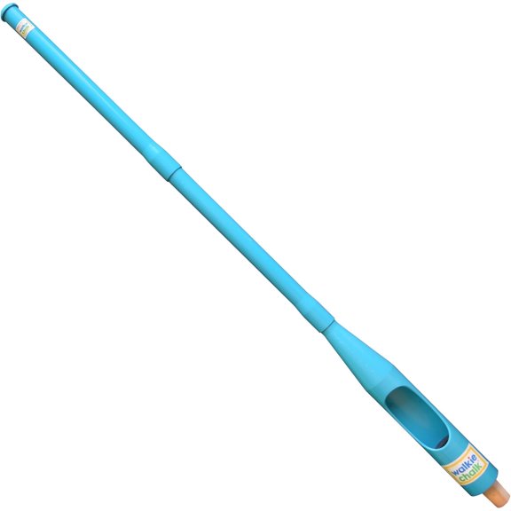 Walkie Chalk Stand-up Sidewalk Chalk Holder, (Teal), Creative Outdoor Toys for Kids and Adults Including 2x Chalks, Street Art & Playground Supplies, Accessible Fun for Everyone