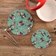 thumbnail image 2 of Pot Holders Trivets Set Cotton Potholders Set, Hot Pads Set of 2, Cute Cartoon Panda Hot Pot Trivets One 9.45 Inch and One 7 Inch Home Decor Gifts, 2 of 7