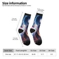 thumbnail image 2 of Pofeuu Urban Style Colorful Dragon Print Crew Socks, Adult Running Hiking Socks for Youth and Adult, 2 of 6