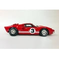 thumbnail image 3 of 1966 Ford GT-40 MK II Le Mans #3, Red - Shelby Collectibles SC406R - 1/18 scale Diecast Car, 3 of 9