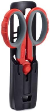Ascend Tools Multipurpose Electrician's Shears 5-1/2 inch -  High Carbon Steel Serrated Blade, Cut / Strip Electrical Wire, Wire Cutting Notch, Crimp Terminals, Clean/file Electrical Boxes