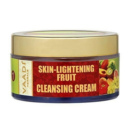 Vaadi Herbals Skin Lightening Fruit Cleansing Cream, (Best Herbal Facial Products In India)