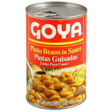 GOYA Pinto Beans In Sauce Olive Oil, Culantro, & Tomato 15 Oz