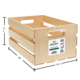 thumbnail image 6 of Good Wood By Leisure Arts Wooden Crate, Wood Crate Unfinished, Crates For Display, Crates For Storage, Wooden Unfinished, Pine, 16" X 10.5" X 7.5", 6 of 7
