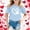 Sky Blue, variant on Valentines T Shirts for Gril Cute Trendy Puppy Heart Print Short Sleeve Crew Neck Tees Toddler Casual Relaxed Fit Tops