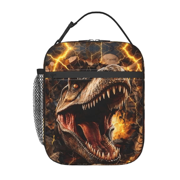 Dinosaur Lunch Bag Portable Thermal Lunch Box for Men and Women