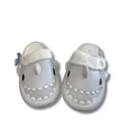 thumbnail image 4 of Women's Medium, Gray, Shark Slides with Fur Lining - Cozy Plush, Cute Slip-On Slippers Xmas Gift, 4 of 5