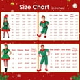 thumbnail image 3 of Usaibhir Christmas Parent-Child Elf Outfits Kids Teen Girls Boys Women Men Xmas Family Matching Couple Elf Costumes Clothes Dress/Pants Sets Child Adult, 3 of 7