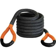 Bubba Rope BIG BUBBA 30-FOOT Model 176720ORG Off-Road Power Stretch Kinetic Kit 1-1/4" x 30' ft. Recovery Rope With Breaking Strength of 52300 Lb. In Orange / Black Color, Accessory Ideal for Recovery