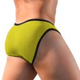 thumbnail image 4 of Sngxgn Men's Breathable Boxer Briefs Underwear(Yellow,M), 4 of 4