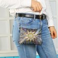 thumbnail image 4 of Bolso bandolera de hombro con cadena de pintura de diamantes en forma especial para bricolaje, bolso de mano de cuero FLhrweasw Nuevo, 4 of 8