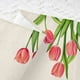 thumbnail image 3 of Mantel decorativo impermeable de poliéster pongee para cocina con diseño floral, 3 of 14