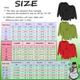 thumbnail image 3 of SUYIDA Mommy and Me Christmas Sweatshirts Round Neck Casual Pullover Top Xmas Shirts Fall Winter Clothes,Kids,2-3 Years, 3 of 4
