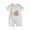 White, variant on Zwiiyzr 1-16M Infant Baby Clothes Boys Girls Shorts Romper Short Sleeve Child Summer Thin Newborn Cotton Button Round Neck Short Rompers White