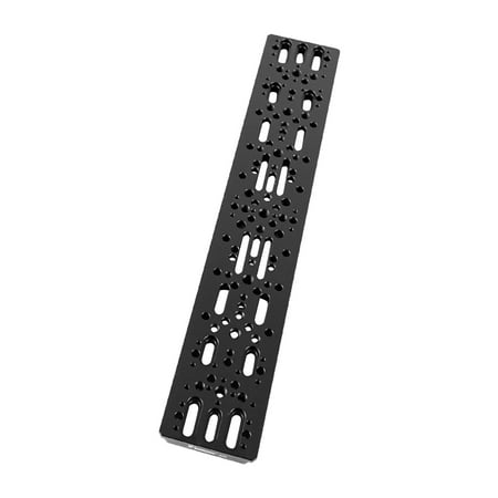 Almencla Telescope Mounting Plate Mounting Fixing Plate, Easy to Install, Sturdy Replacement Rail Bar Mounting Plate Black