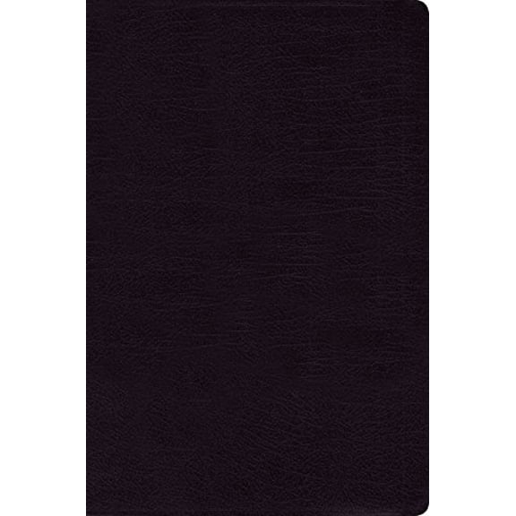 Pre-Owned NIV, Reference Bible, Large Print, Bonded Leather, Black, Red Letter Edition, 9780310434887, 0310434882, Paperback, Large Print edition