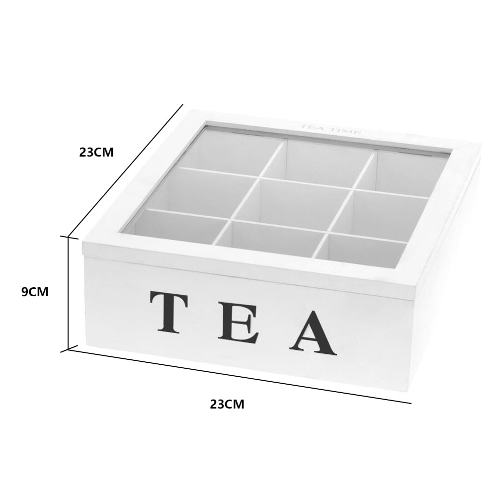 Tea Bag Caddy Box Organizer tea bag caddy holder coaster and Storage