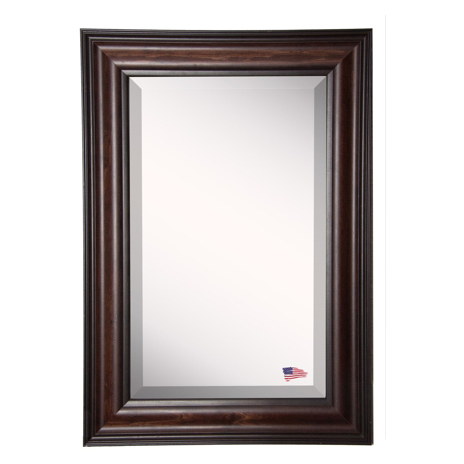 Rayne Mirrors American Walnut Wall Mirror