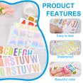 thumbnail image 4 of 1 Inch Letter Stickers, 300 Pcs 24 Sheets Alphabet Letter Stickers DIY Boho Color, 4 of 6