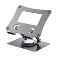 thumbnail image 2 of BELOVING Support pour Ordinateur Portable Rotation à 360 Degrés Ergonomique Levage Refroidissement Support pour Portable Gris, 2 of 9