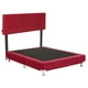 thumbnail image 3 of Box Base Cama Matrimonial + Cabecera Bilbao Rojo Dicasa  Bilbao Red, 3 of 8