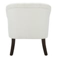 thumbnail image 6 of SAFAVIEH Quenton Accent Chair, White, 6 of 13