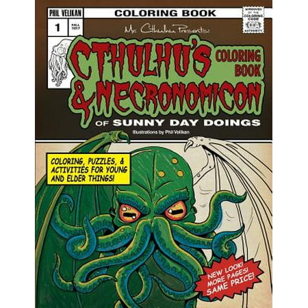 Cthulhu S Coloring Book And Necronomicon Of Sunny Day