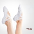 thumbnail image 1 of Zapatos de Ballet para mujer, zapatillas de Ballet para adultos y niños, suela suave, zapatos de entrenamiento de baile de lona profesionales para Ballet, 1 of 5