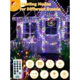 thumbnail image 4 of PMMIPNW Christmas Lights 220 FT 600LED, Outdoor Christmas String Lights with 8 Modes Remote Timer, IP67 Waterproof for House Yard Outside Indoor Xmas Decorations, 4 of 9