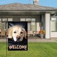 thumbnail image 3 of Amhnf Welcome Labrador Dog Garden Flag For Home Outdoor Garden Yard Decor 12x18 inch, 3 of 5