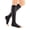 Ebony, variant on MEDI Sheer & Soft Calf Highs, OT, (Size: I) 15-20mmHg Black