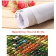 thumbnail image 3 of Diamond Painting Kits for Adults Lotus Flower Large Size 35×16 Inch 5D DIY Round Diamond Number Kits Crystal Rhinestone Diamond Embroidery Paintings Great for Home, Wall Decor Moon Flower, 3 of 5
